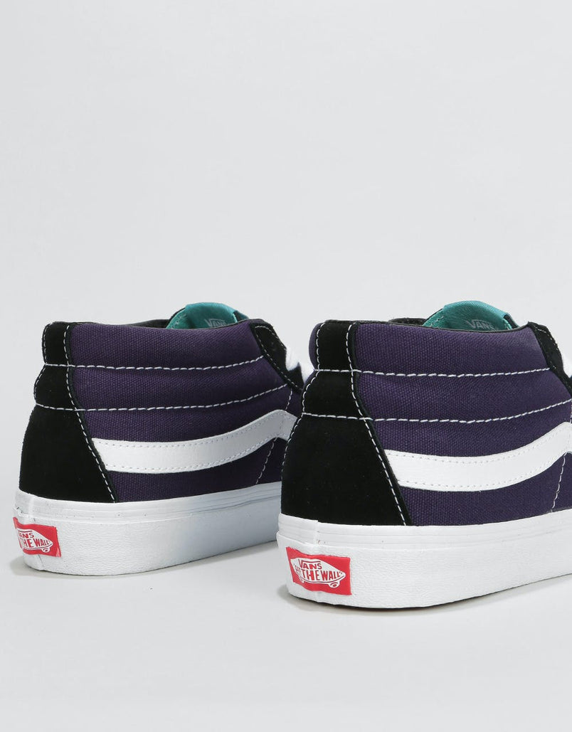 vans sk8 mid black mysterioso