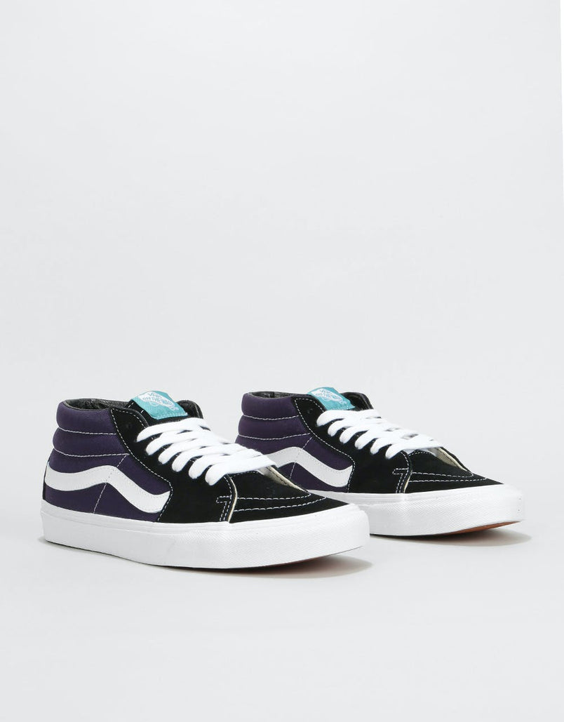 vans sk8 mid black mysterioso