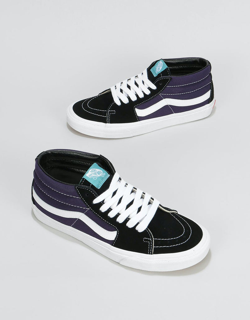 vans sk8 mid black mysterioso