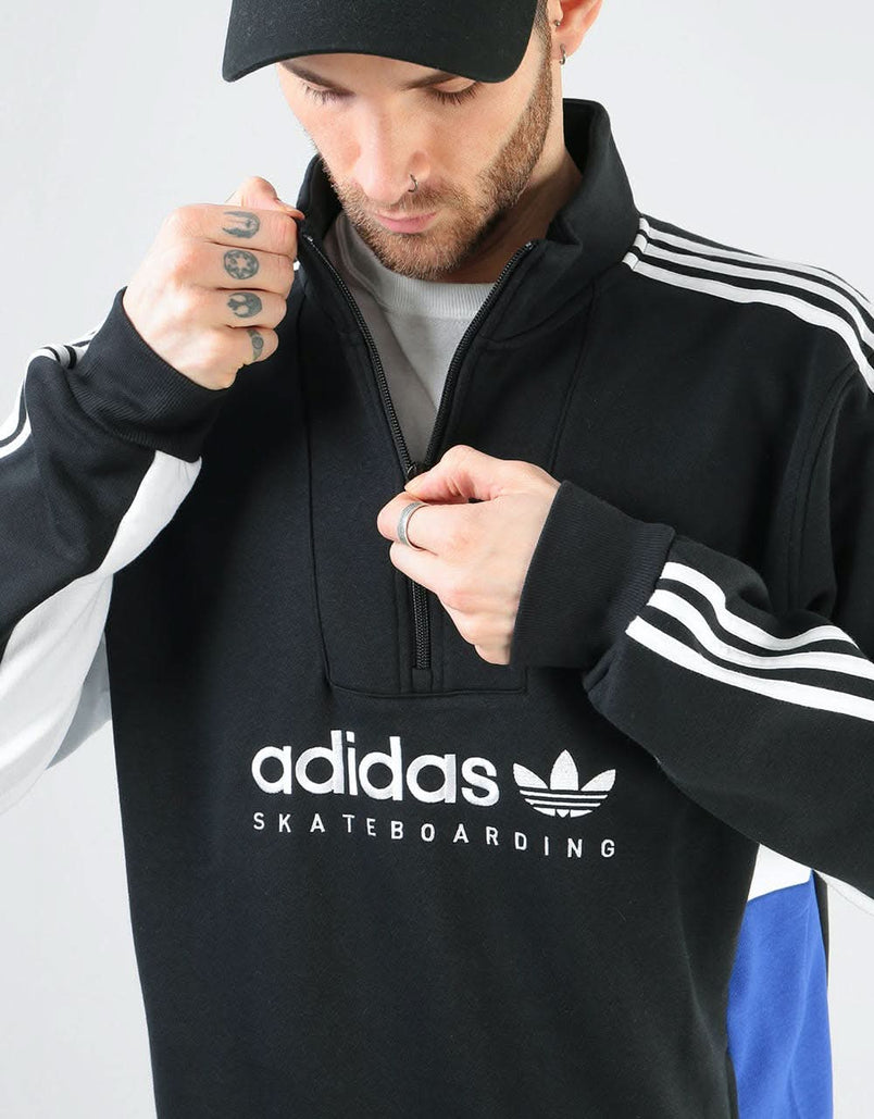 adidas originals apian pullover half zip sweatshirt