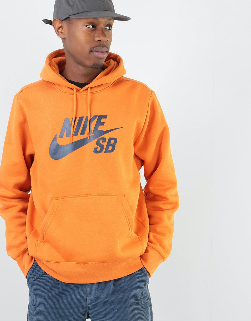 orange nike sb hoodie