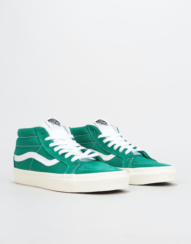 vans sk8 mid cadmium green