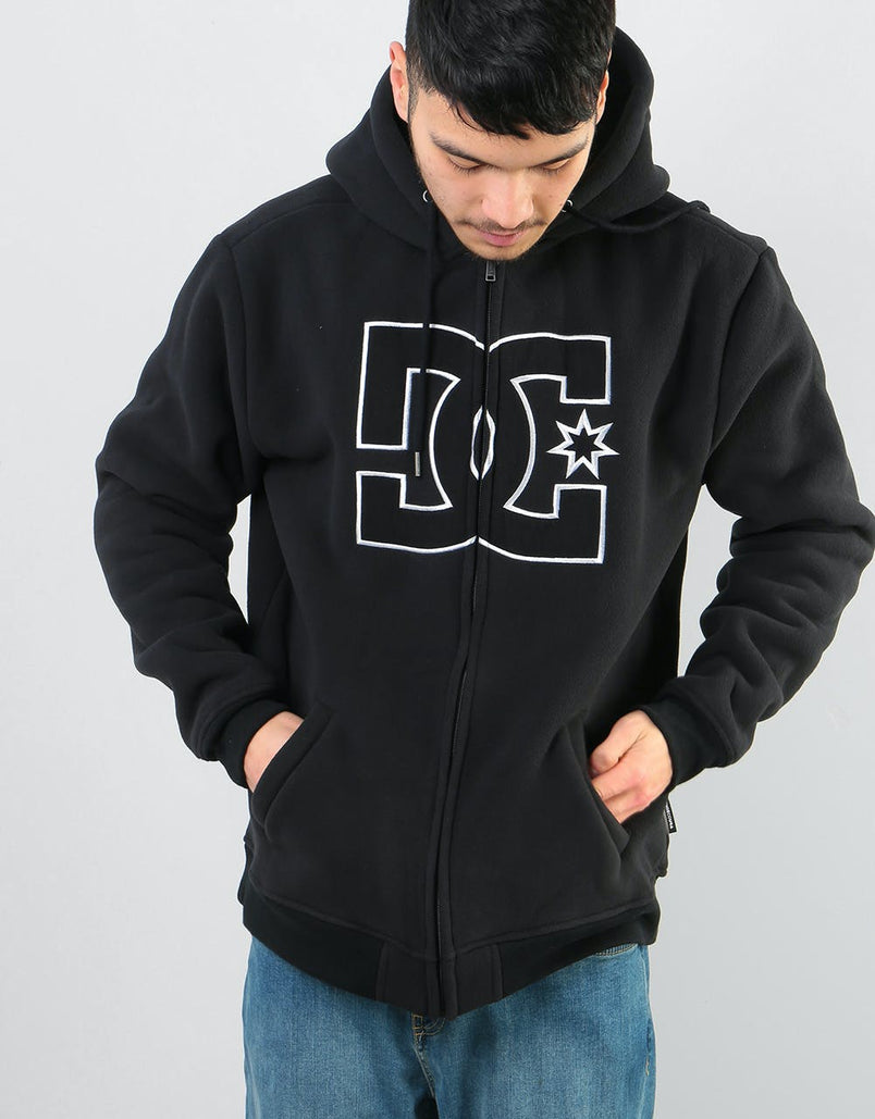 dc hoodie zip