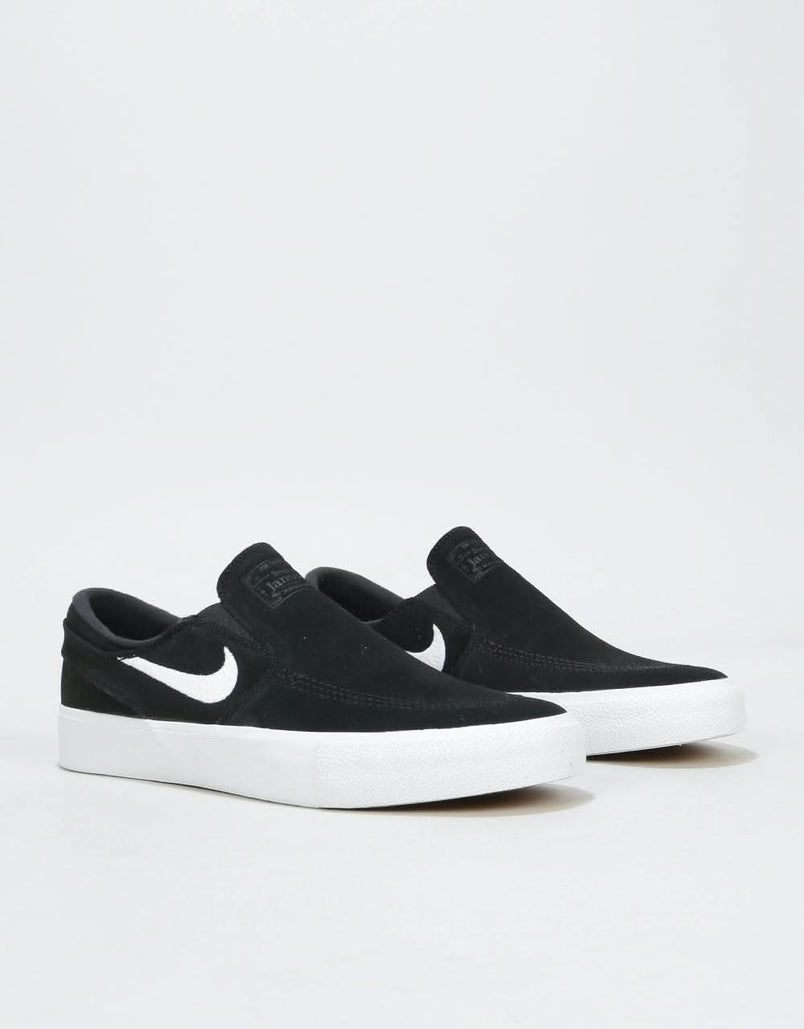 janoski white slip on