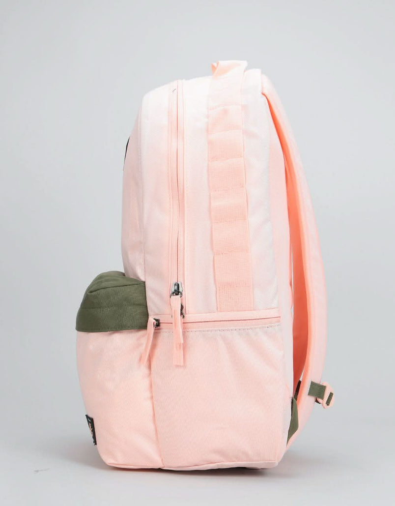 Nike Sb Icon Backpack Washed Coral Medium Olive Fuel Orange Route One