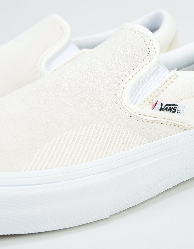 vans slip on pro rubber print marshmallow