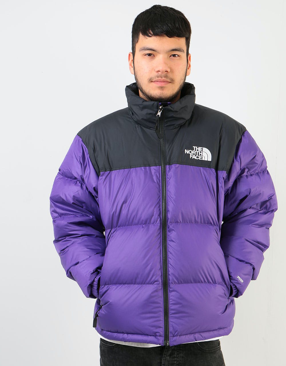 the north face nuptse violet