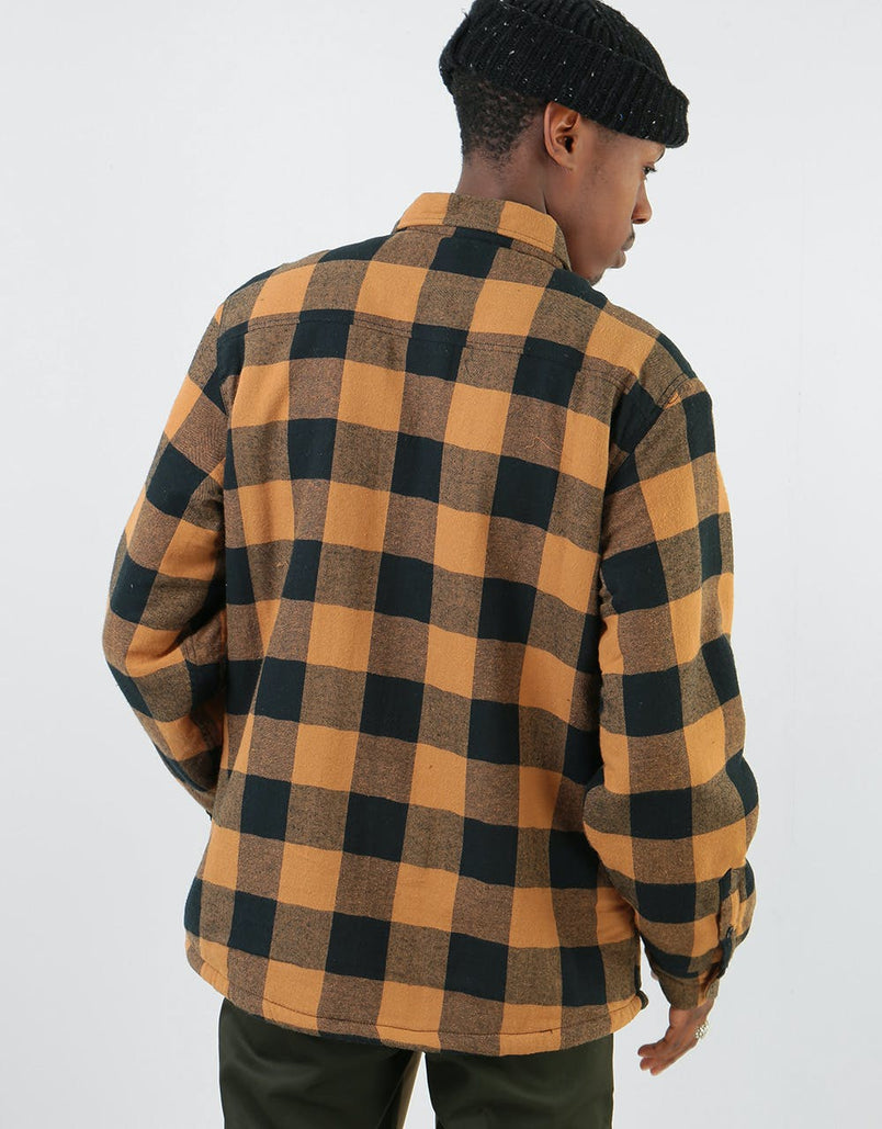 Dickies Lansdale L/S Lined Shirt - Brown Duck – One