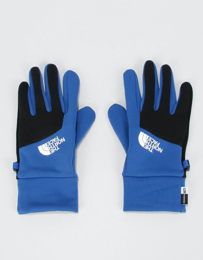 blue north face gloves