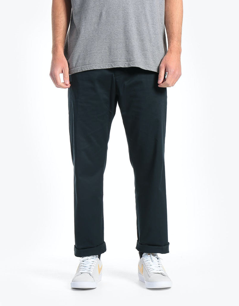 nike sb dry pull on chino pant black