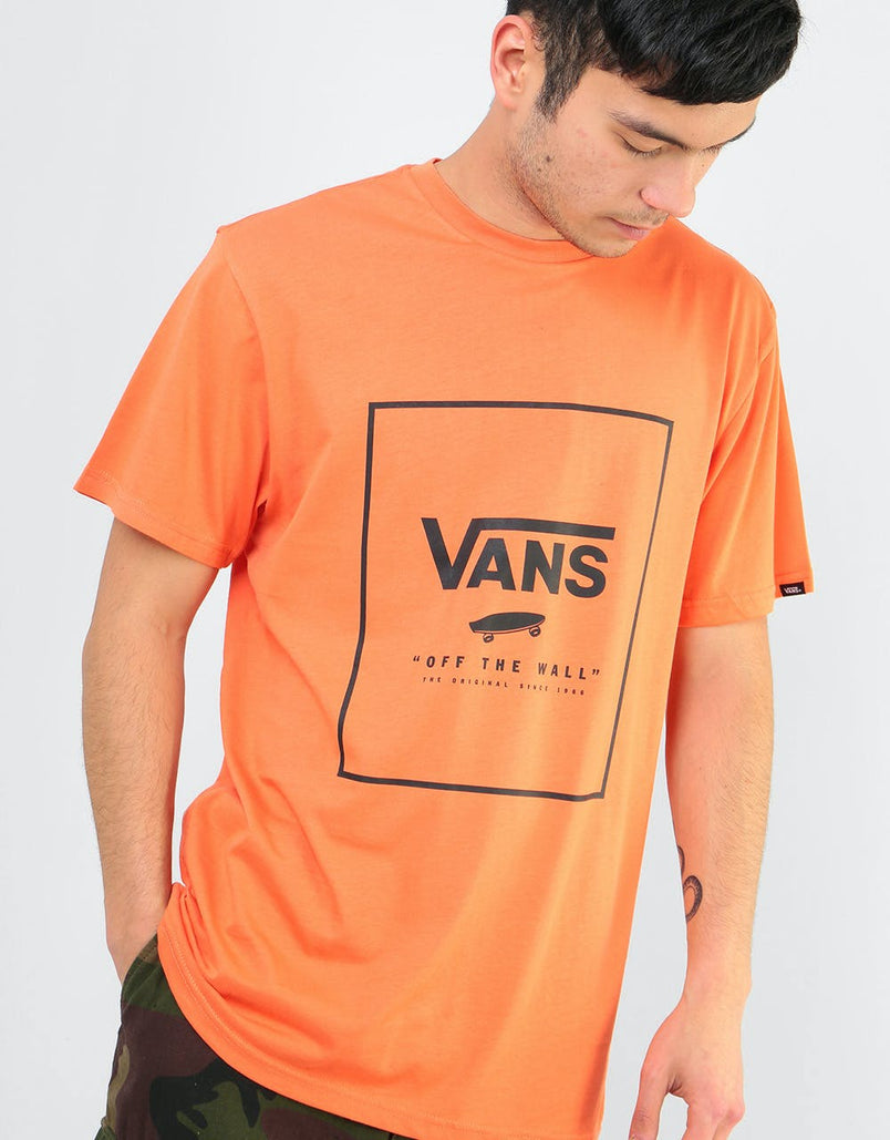 vans orange t shirt