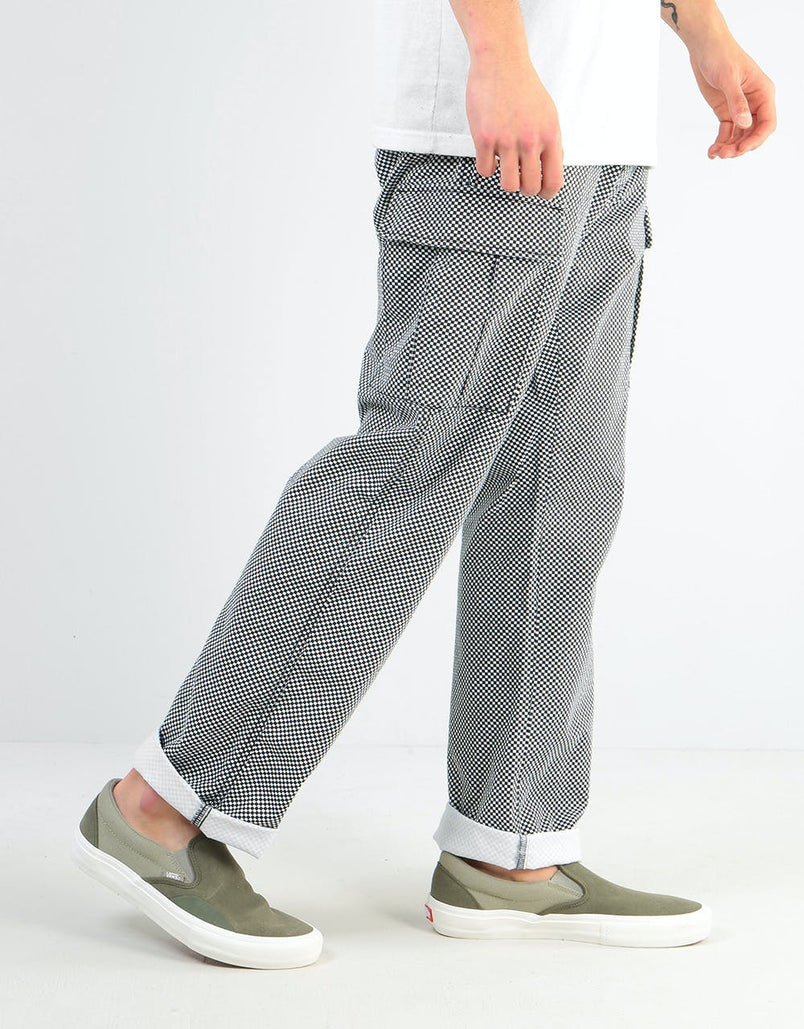 vans checkerboard trousers