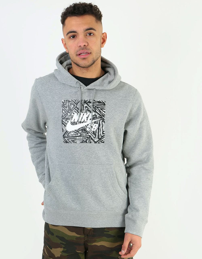 nike sb gray hoodie