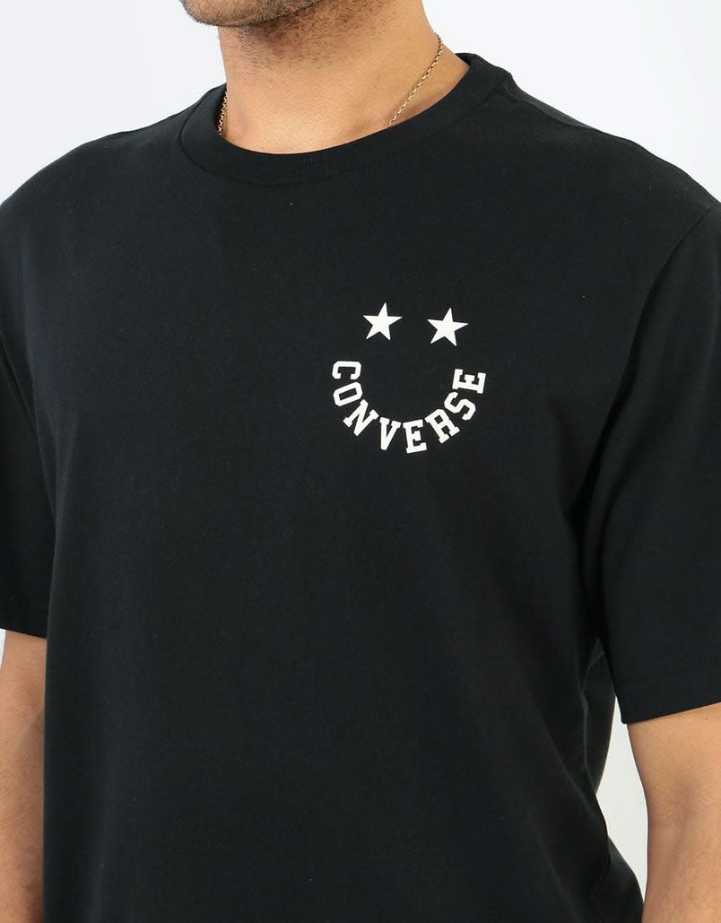 Converse Happy Face T-Shirt - Converse Black – Route One