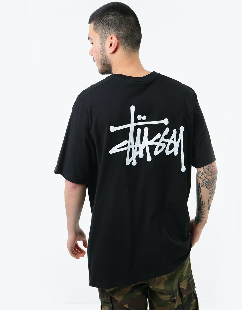 Stüssy Basic Stüssy T-Shirt - Black – Route One