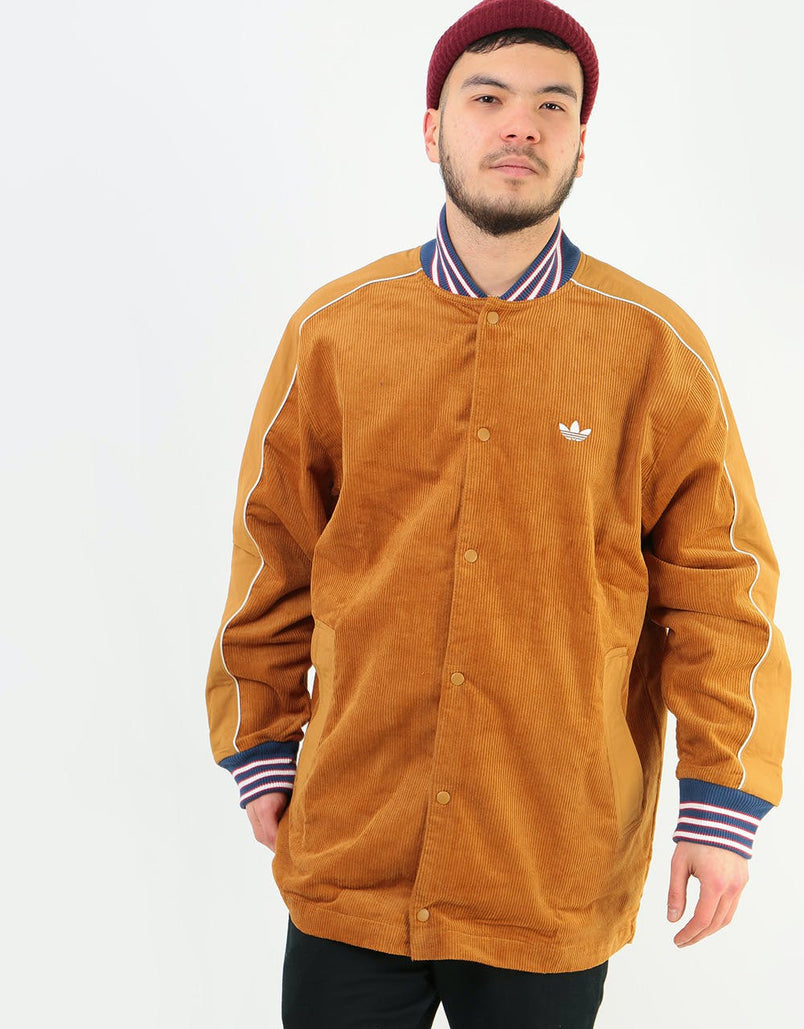 adidas corduroy stadium jacket