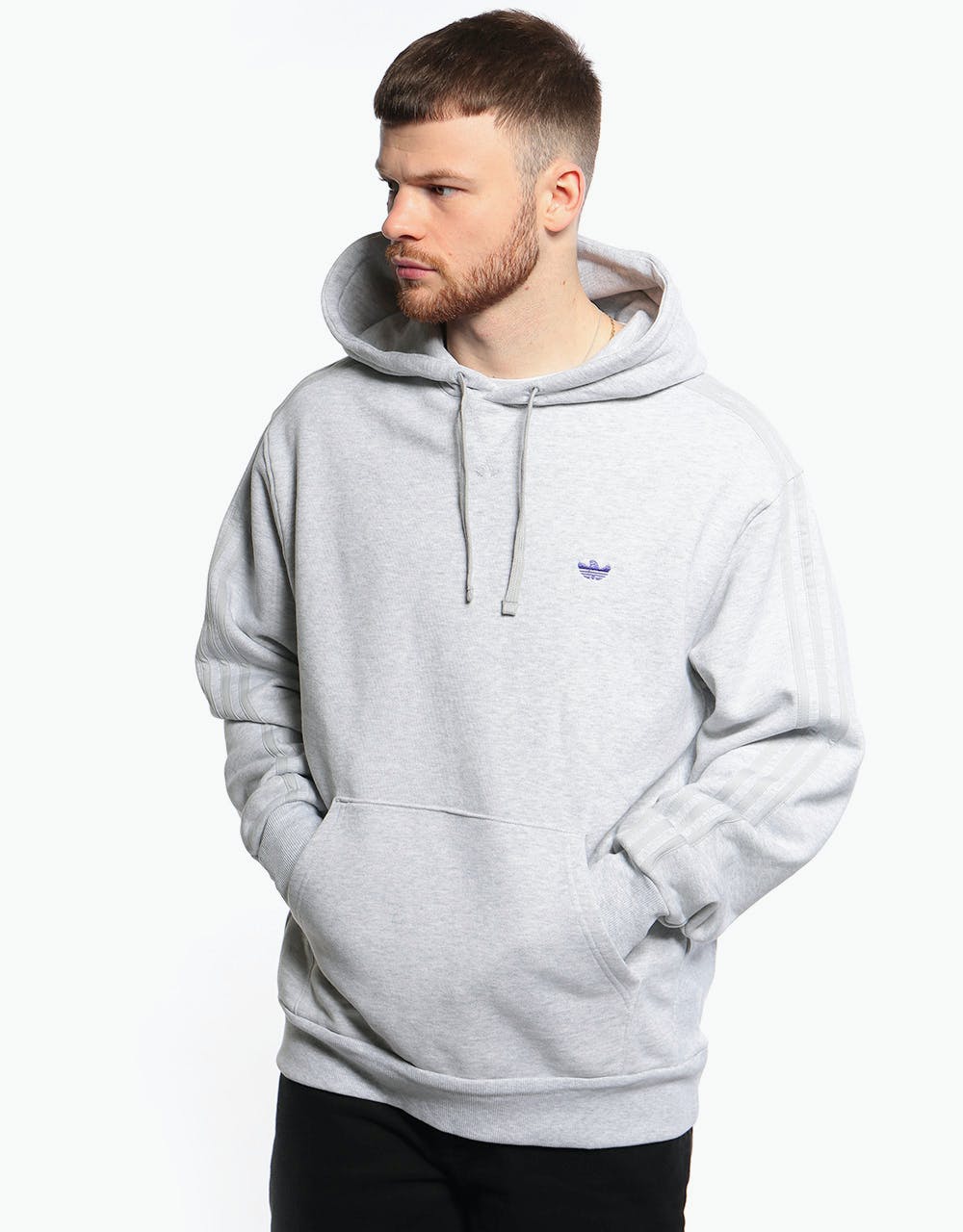 grey adidas pullover