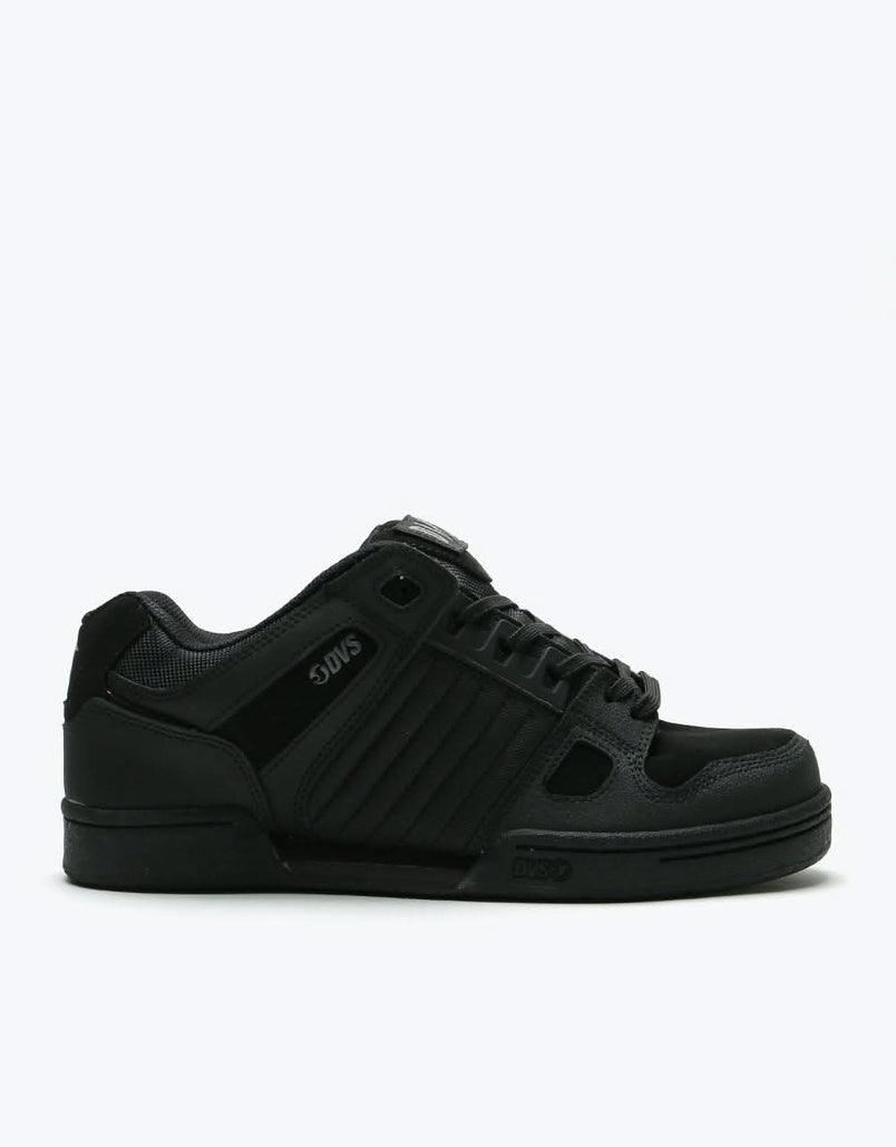 DVS Celsius Skate Shoes - Black/Black Leather – Route One