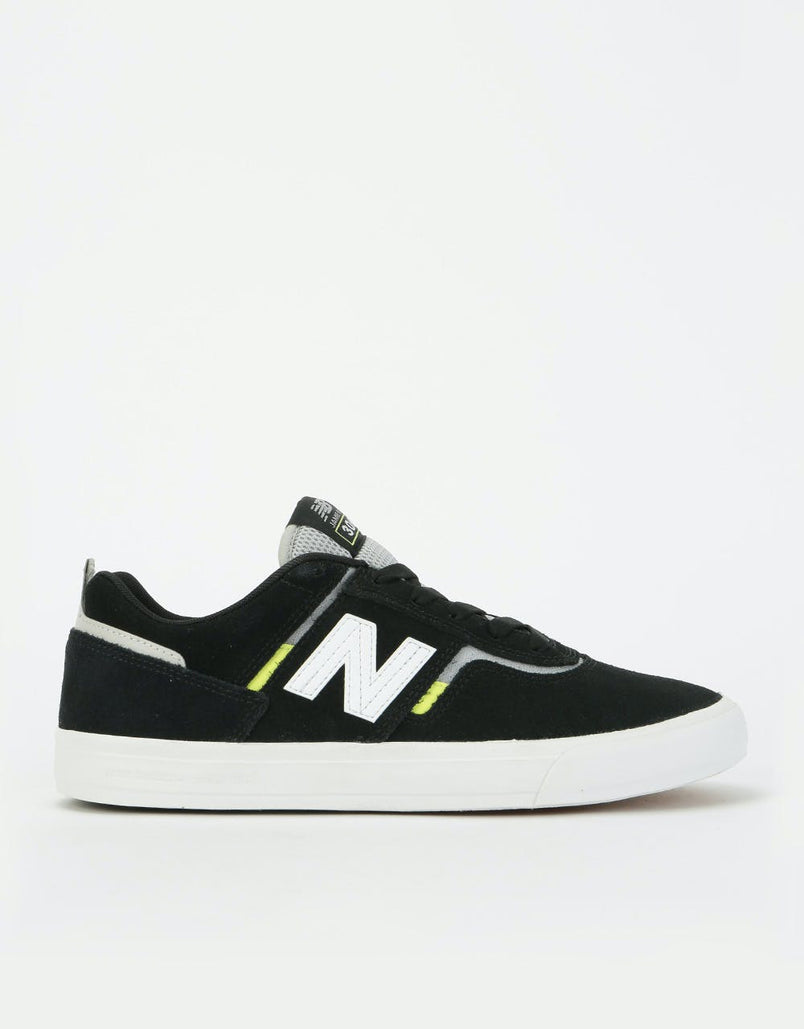 all black new balance skate shoes