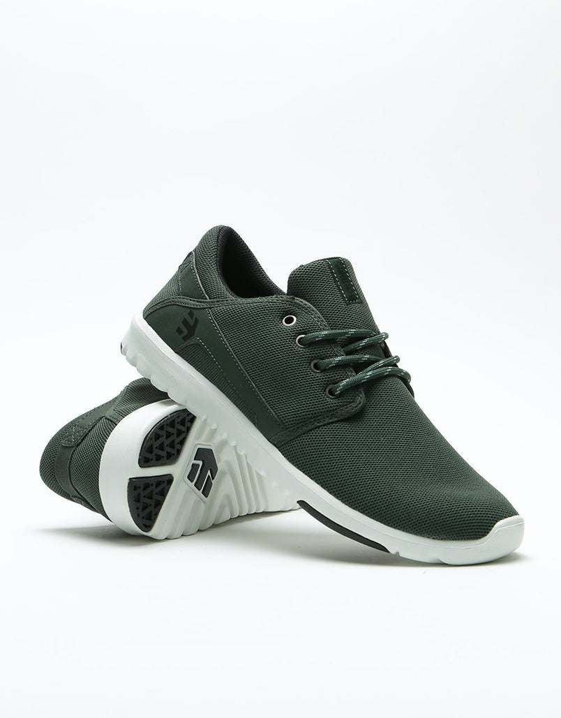 Etnies Scout Skate Shoes - Dark Green 