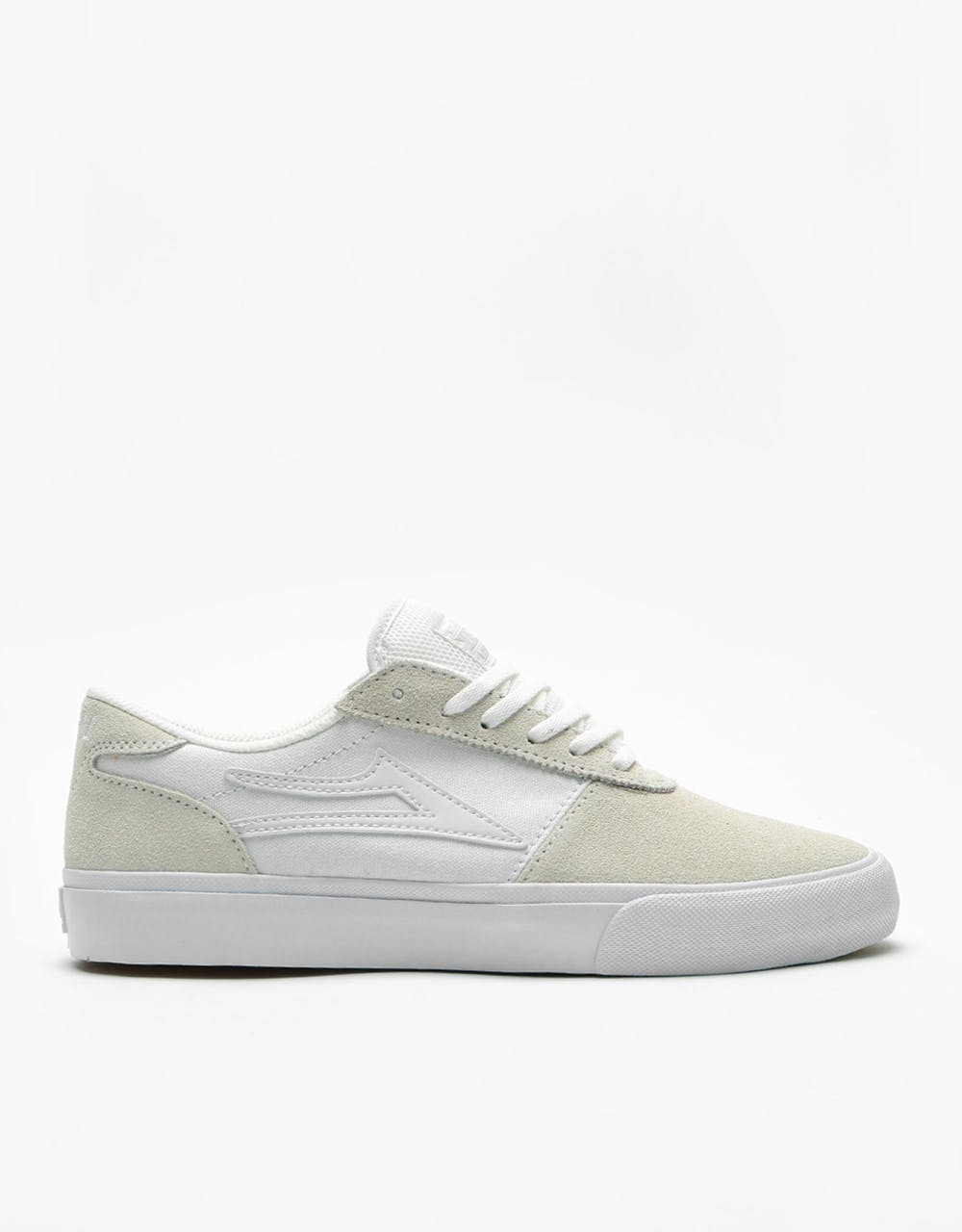 Lakai Manchester Skate Shoes - White/White Suede – Route One