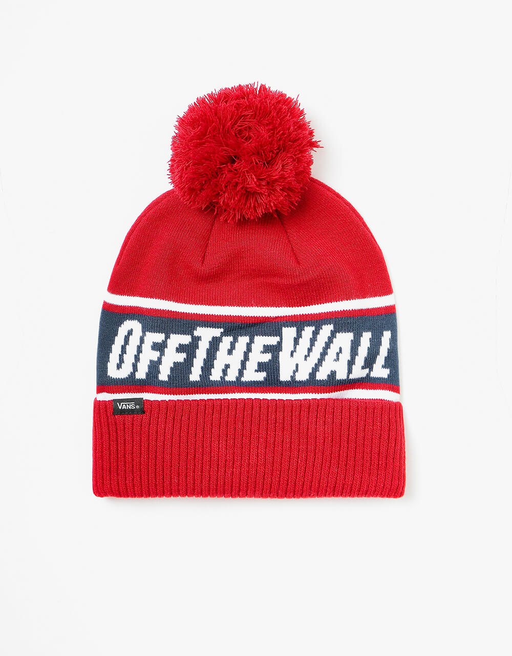 vans off the wall pom beanie