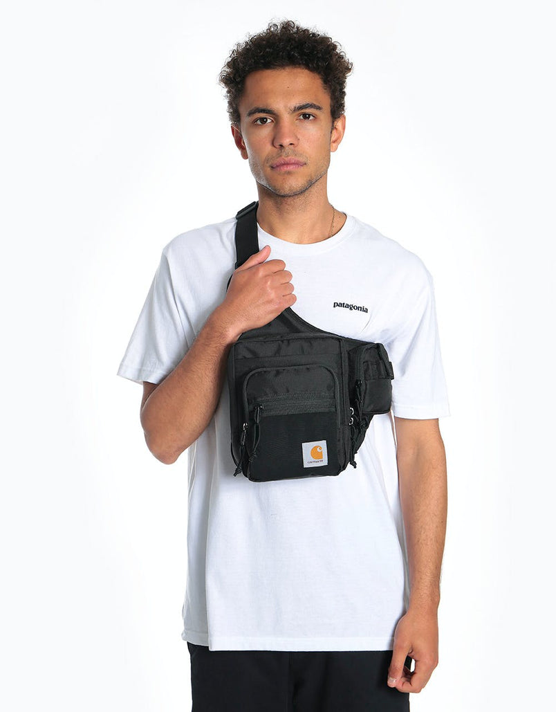 Carhartt WIP Delta Strap Bag Black - Cordura Lime