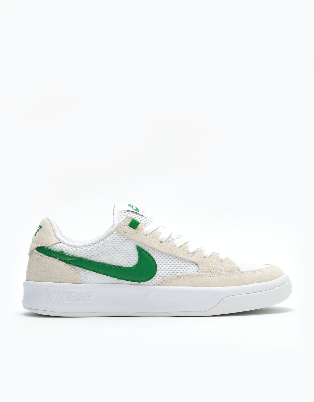 nike green white shoes