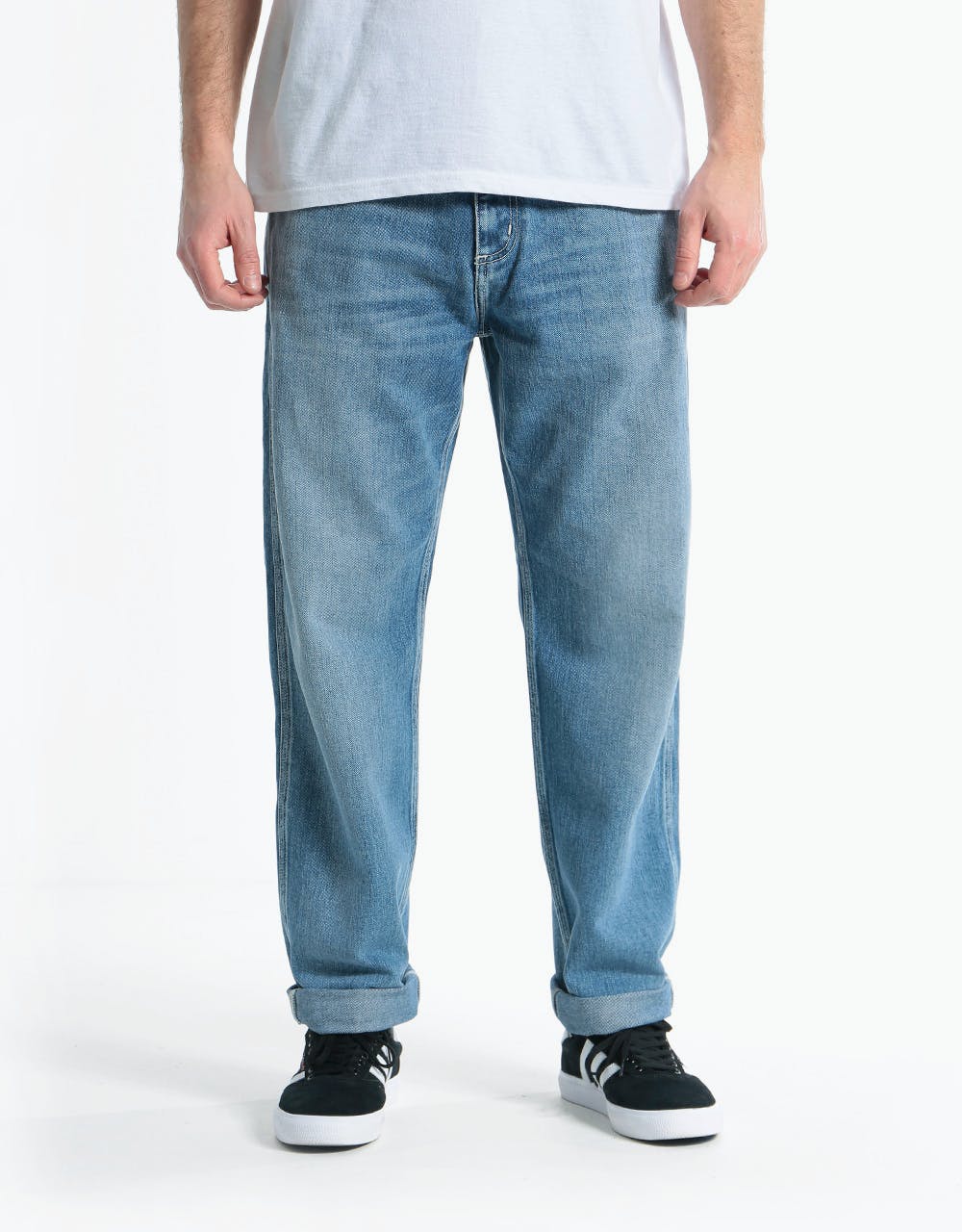 Carhartt WIP Penrod Pant - Blue (Worn Bleached) – Route One