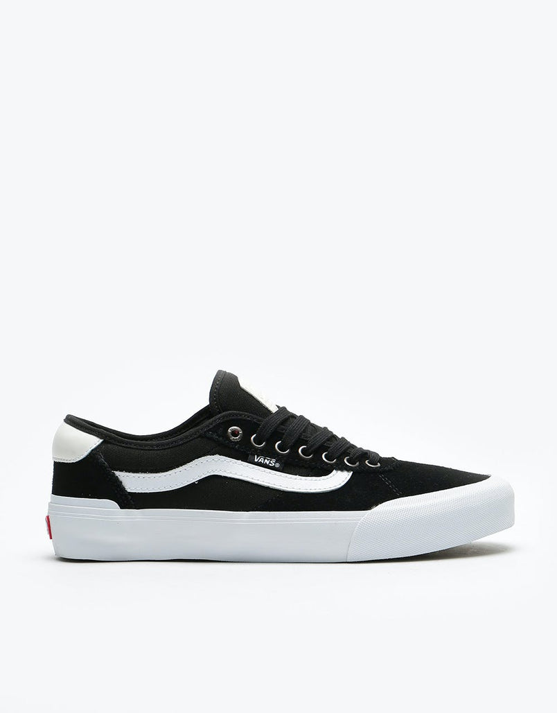 vans chima pro cork black canvas skate shoes