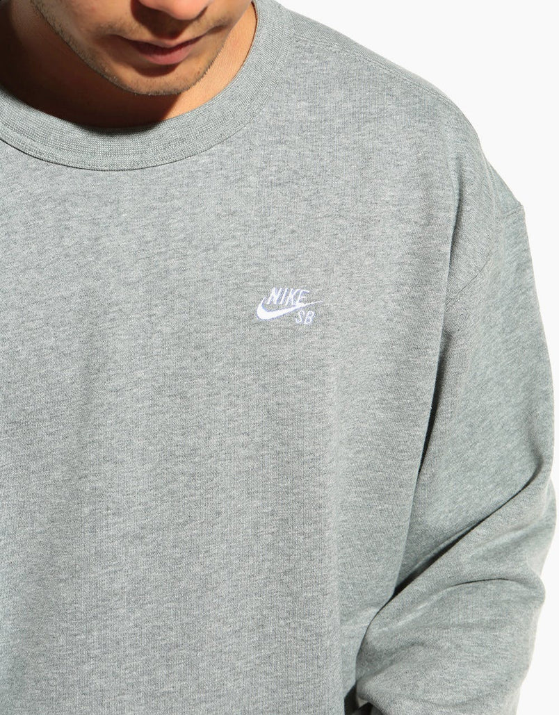 nike gray crew neck