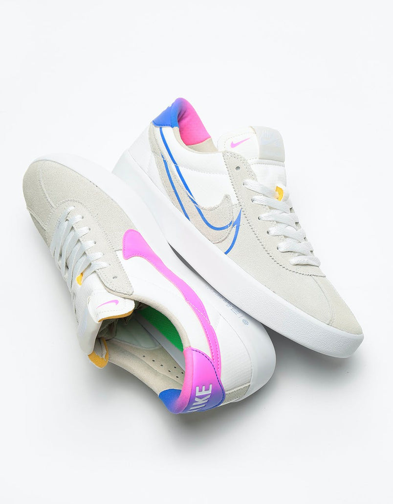 pink and blue nike sb