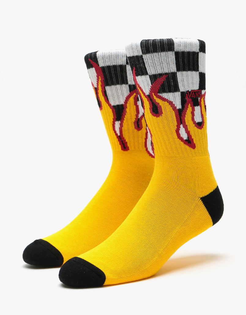 vans flame socks