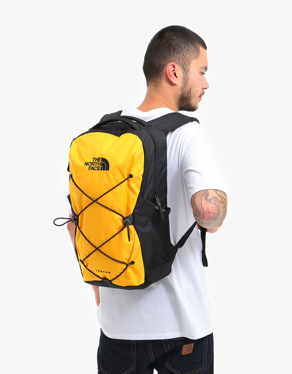 The North Face Jester Backpack Summit Gold Tnf Black Route One