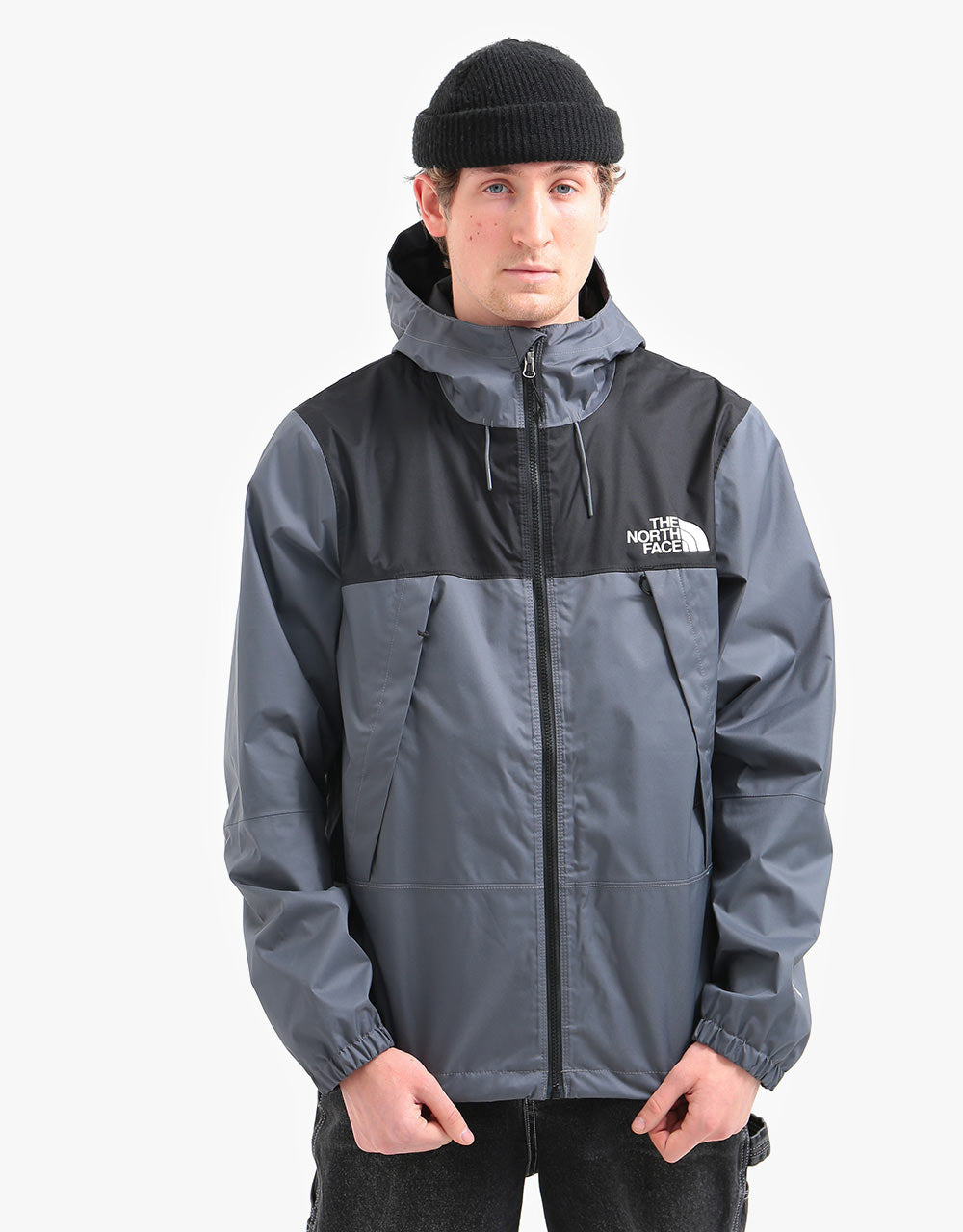 north face mountain q jacket grey