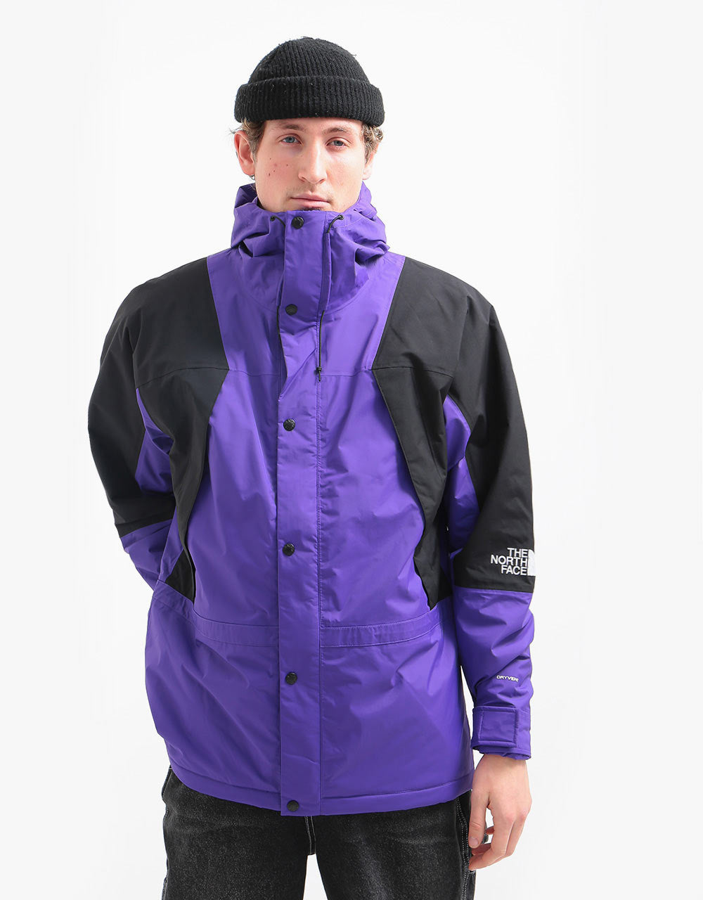 light purple north face jacket