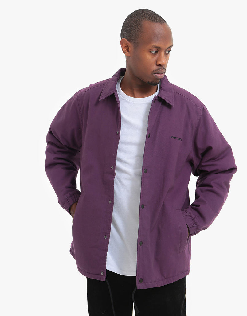 carhartt canvas coach jacket merlot