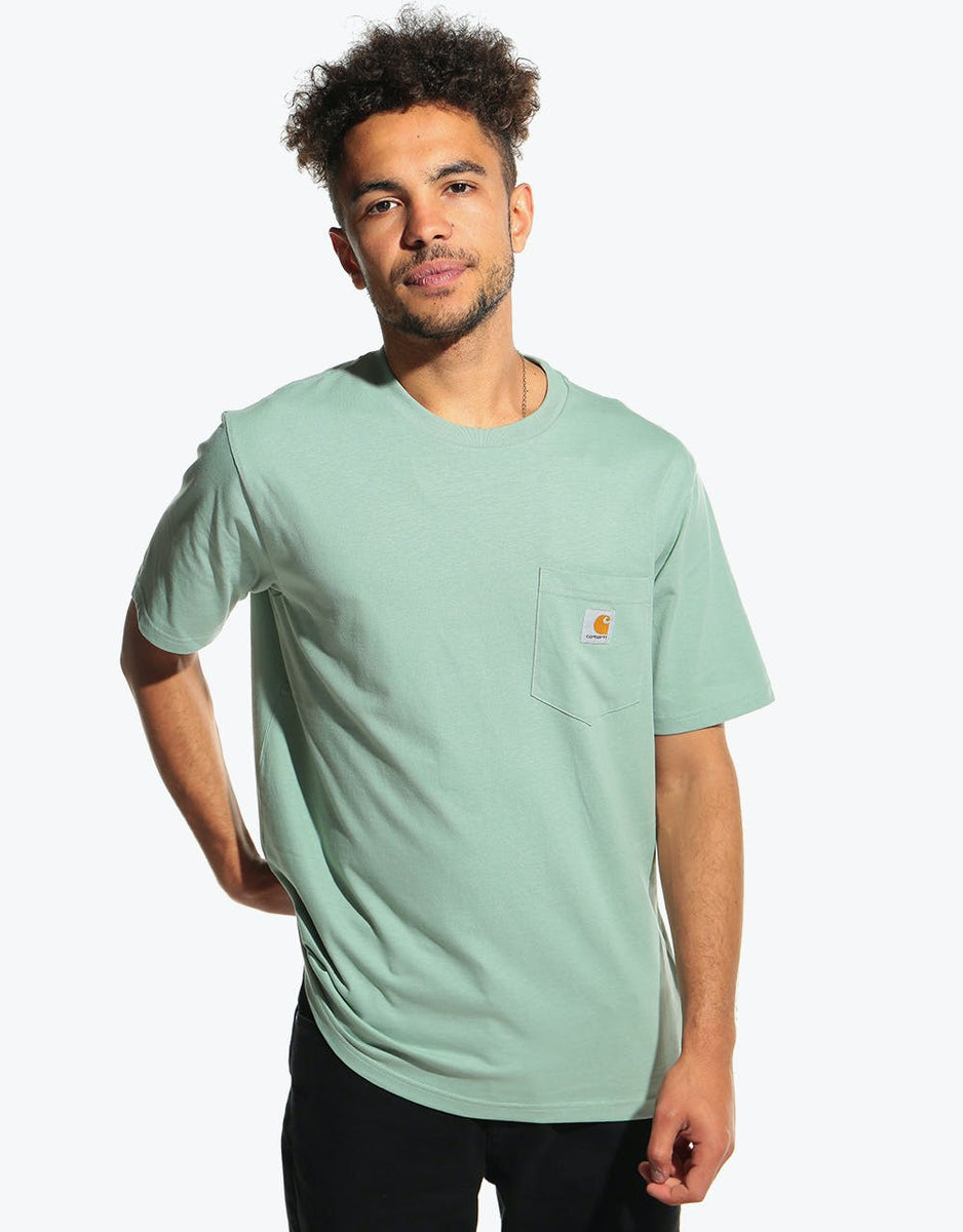 Carhartt WIP S/S Pocket T-Shirt - Frosted Green – Route One