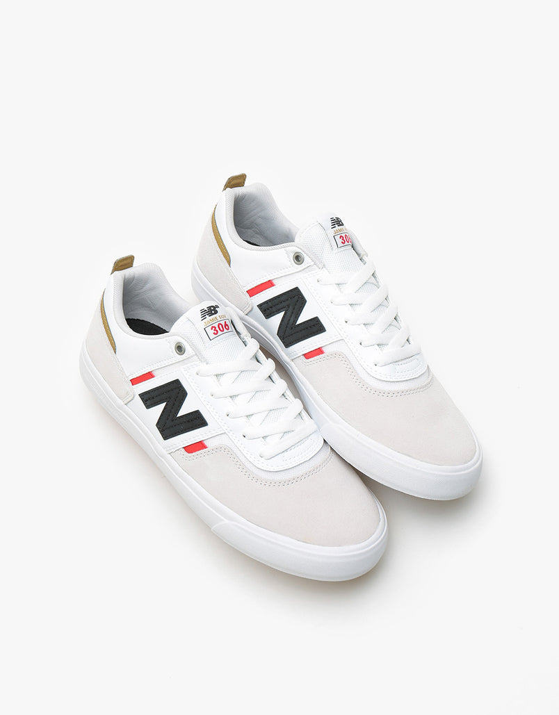 new balance white skate shoes