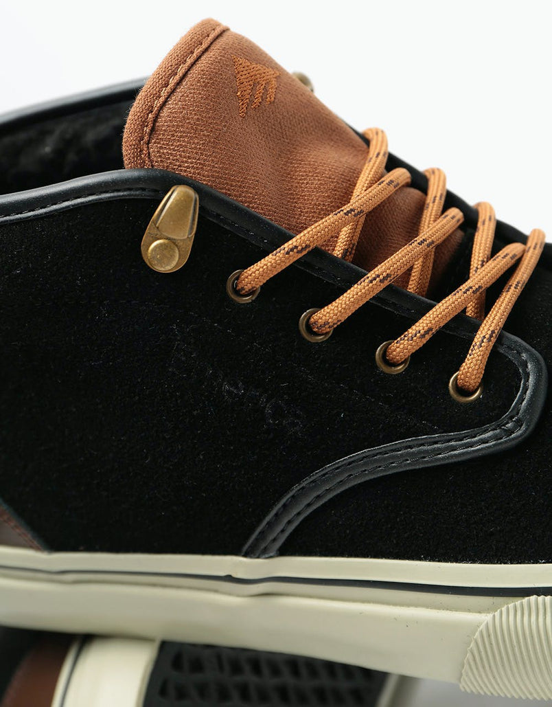 Emerica Wino G6 Mid Skate Shoes - Black 