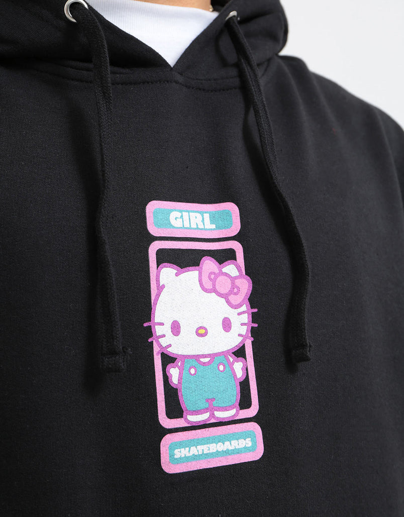 Girl x Sanrio Kitty Pullover Hoodie - Black – Route One