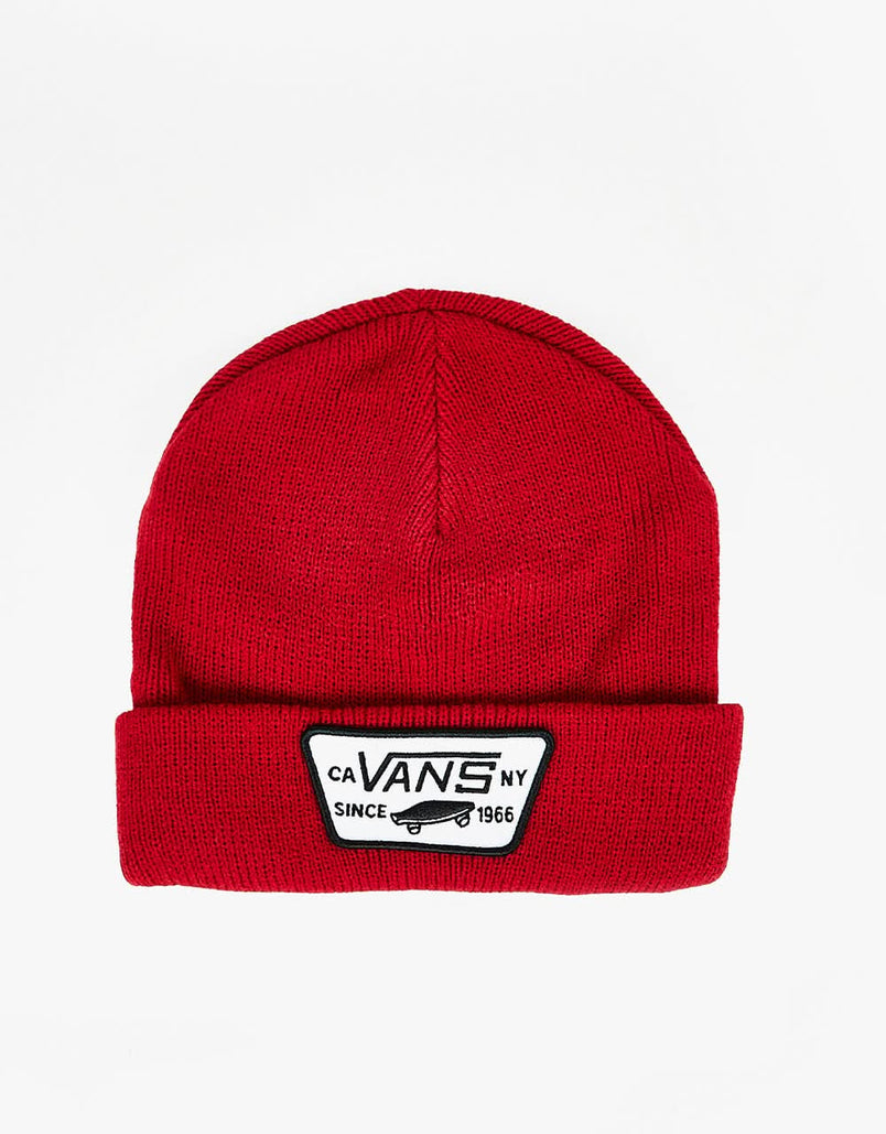 vans milford beanie red