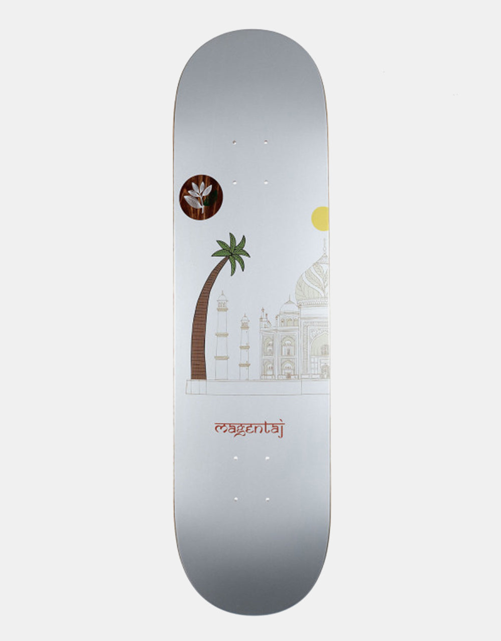 Magenta Foley Buildings 'Steep' Skateboard Deck - 8.25