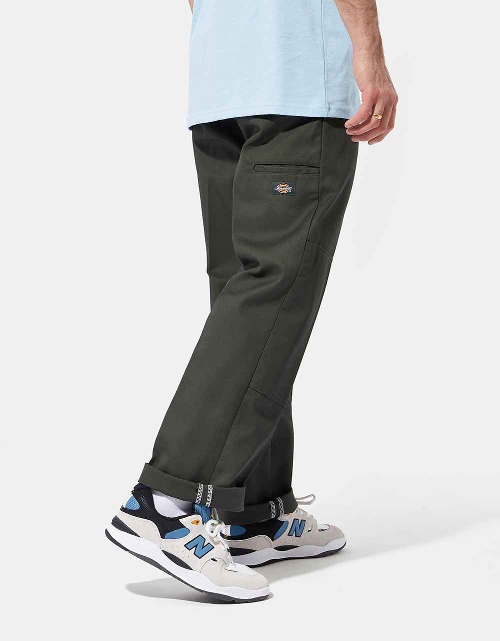 Dickies slim hot sale straight double knee