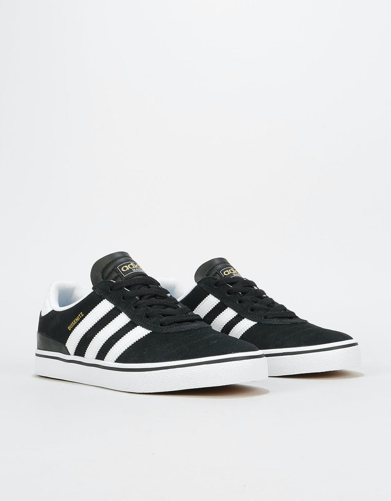 adidas busenitz vulc white & black shoes