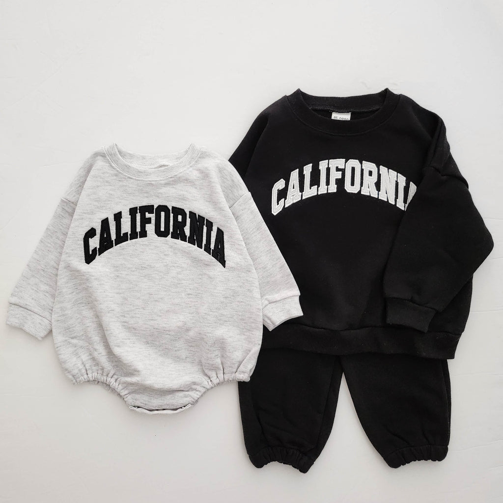 Baby California Romper (0-18m) - Heather – AT NOON STORE