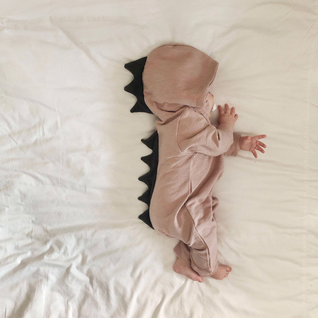 Baby Dinosaur Hooded Jumpsuit - Pink – AT NOON STORE