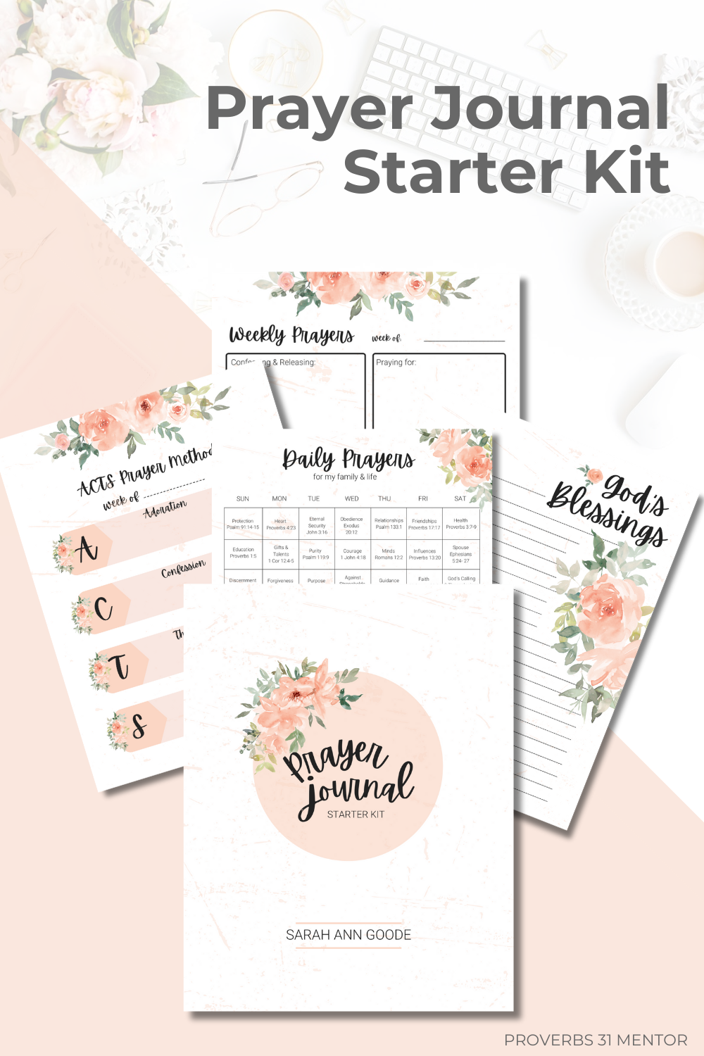 Printable Prayer Board Kit, Prayer Party Kit, Prayer Cards