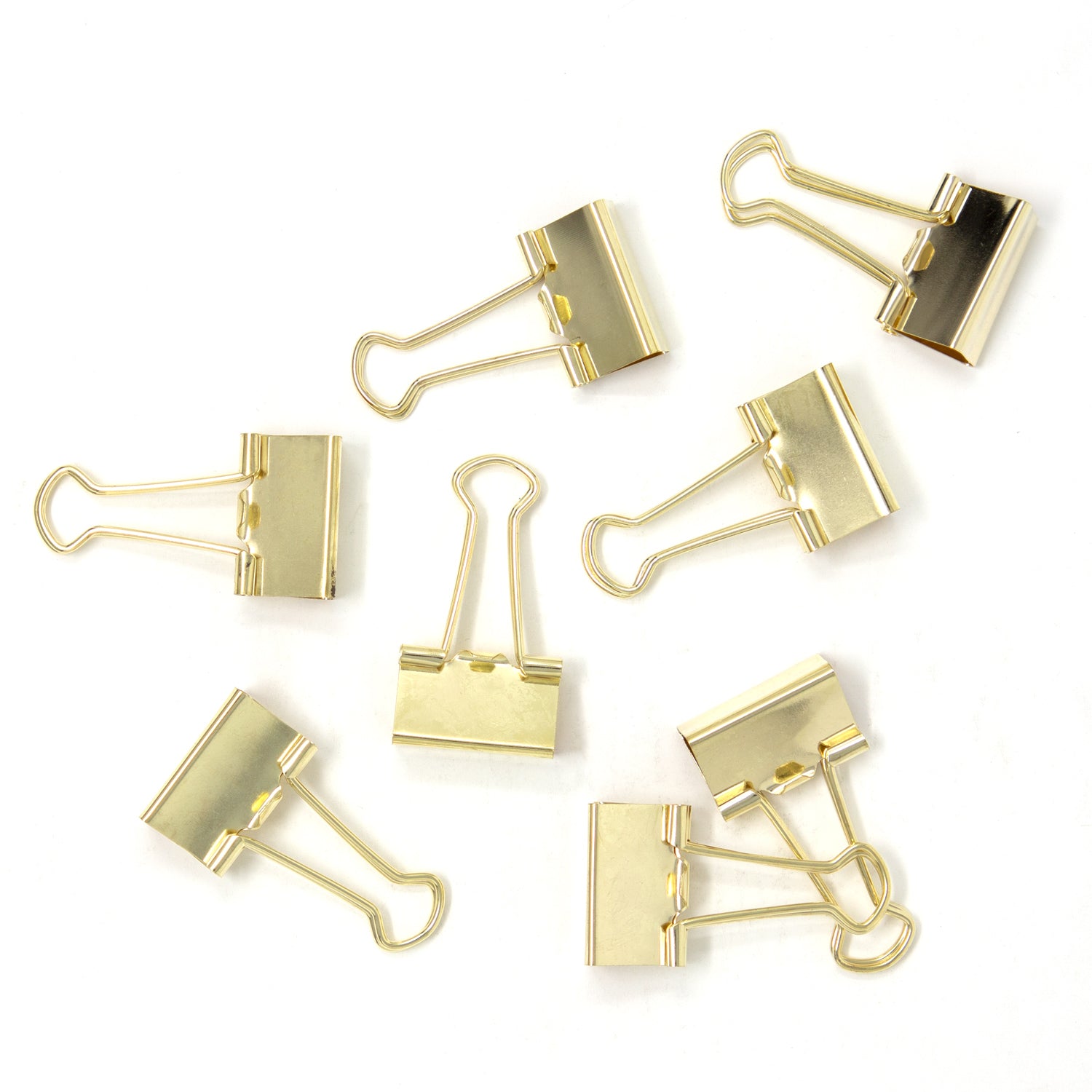 gold binder clips