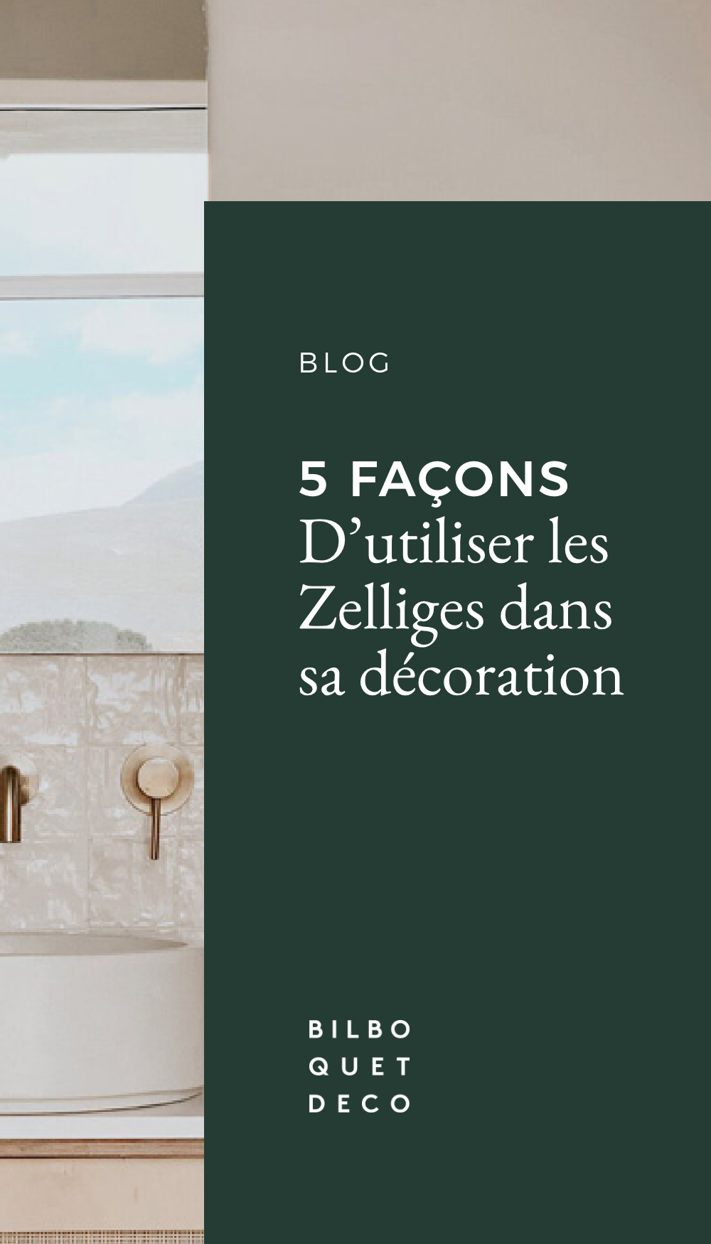 Comment utiliser les zelliges et bejmats en décoration